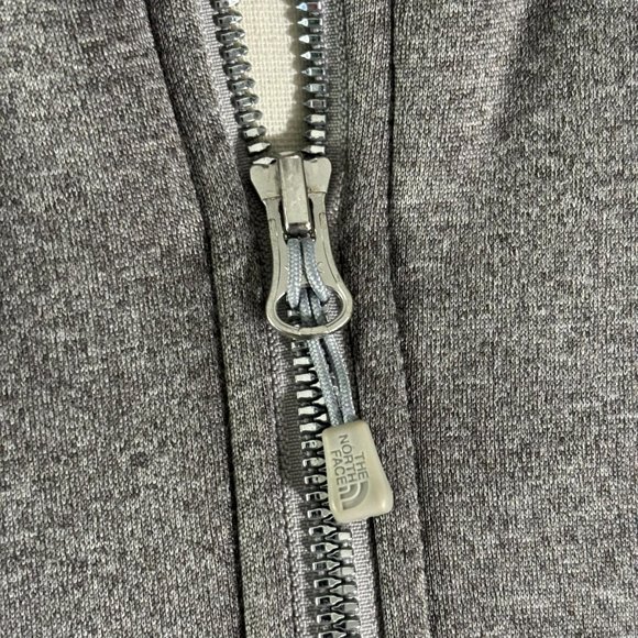 💸 The North Face EUC Grey Agave Lined Jacket Womens Size Small Petite 1376 - Picture 3 of 8